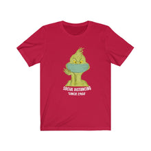 Load image into Gallery viewer, Grinch social distance  Short Sleeve Tee