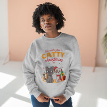 Load image into Gallery viewer, We Wish You a Catty Christmas Sweatshirt