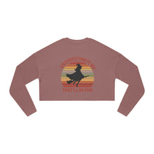 Load image into Gallery viewer, Women's Cropped Sweatshirt