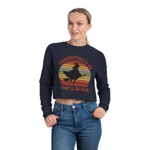 Load image into Gallery viewer, Women's Cropped Sweatshirt