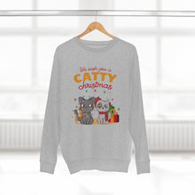 Load image into Gallery viewer, We Wish You a Catty Christmas Sweatshirt