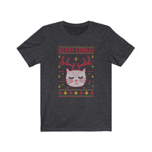 Load image into Gallery viewer, Merry Catmas  Short Sleeve Tee