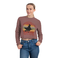 Load image into Gallery viewer, Women's Cropped Sweatshirt