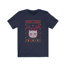Load image into Gallery viewer, Merry Catmas  Short Sleeve Tee