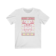 Load image into Gallery viewer, Merry Catmas  Short Sleeve Tee