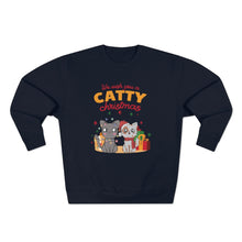 Load image into Gallery viewer, We Wish You a Catty Christmas Sweatshirt