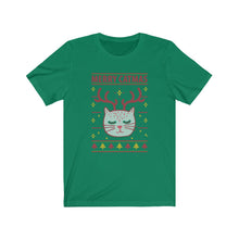 Load image into Gallery viewer, Merry Catmas  Short Sleeve Tee