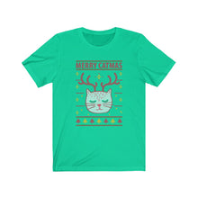 Load image into Gallery viewer, Merry Catmas  Short Sleeve Tee