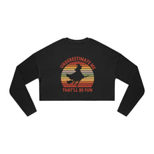 Load image into Gallery viewer, Women's Cropped Sweatshirt