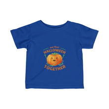 Load image into Gallery viewer, Infant Our First Halloween toghther Fine Jersey Tee