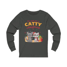 Load image into Gallery viewer, We Wish You a Catty Christmas Long Sleeve Tee