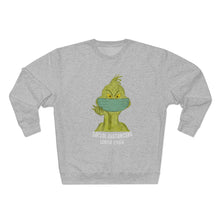 Load image into Gallery viewer, Grinch Social distance   Sweatshirt