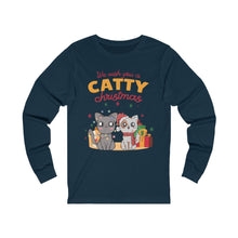 Load image into Gallery viewer, We Wish You a Catty Christmas Long Sleeve Tee