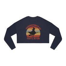 Load image into Gallery viewer, Women's Cropped Sweatshirt