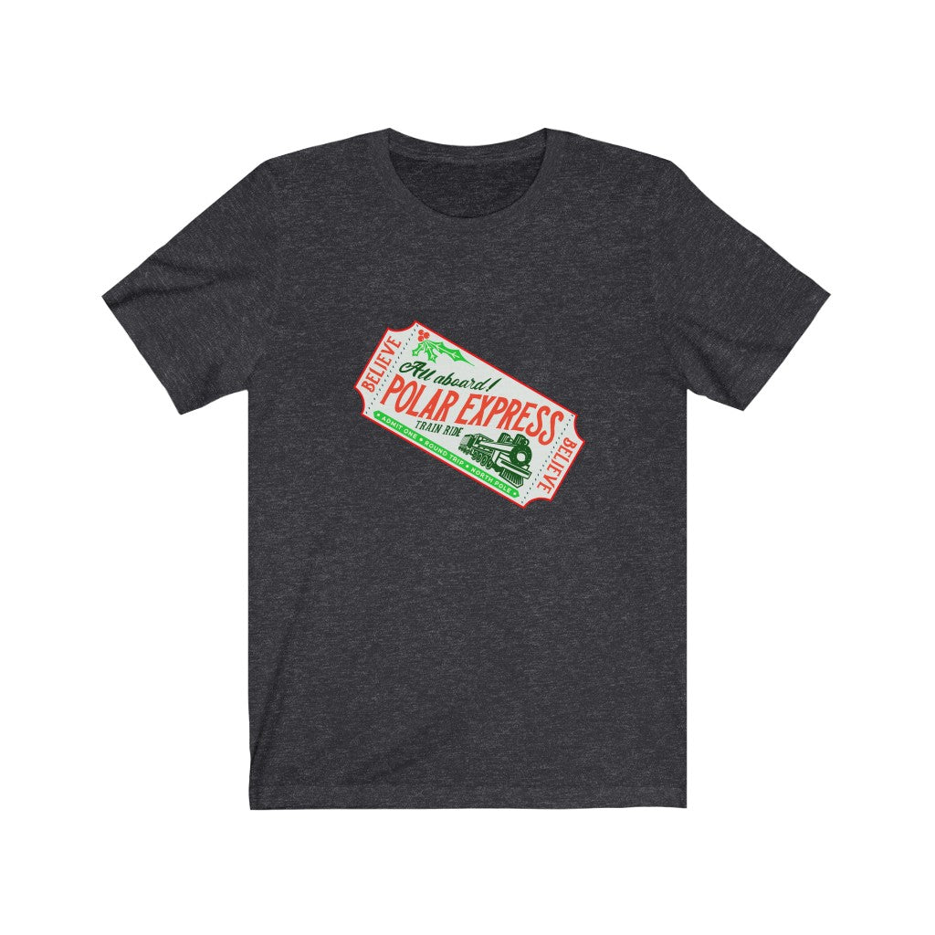 Polar Express Ticket  Short Sleeve Tee