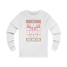 Load image into Gallery viewer, Merry Catmas   Long Sleeve Tee
