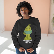 Load image into Gallery viewer, Grinch Social distance   Sweatshirt
