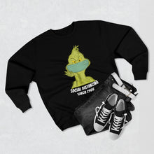 Load image into Gallery viewer, Grinch Social distance   Sweatshirt
