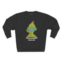 Load image into Gallery viewer, Grinch Social distance   Sweatshirt
