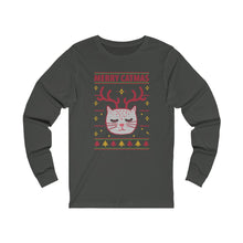 Load image into Gallery viewer, Merry Catmas   Long Sleeve Tee
